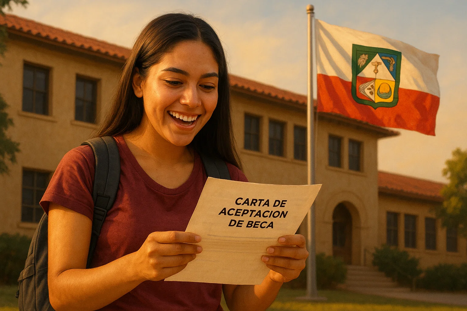 Estudiantes recibiendo apoyo de becas y crédito educativo en Sonora