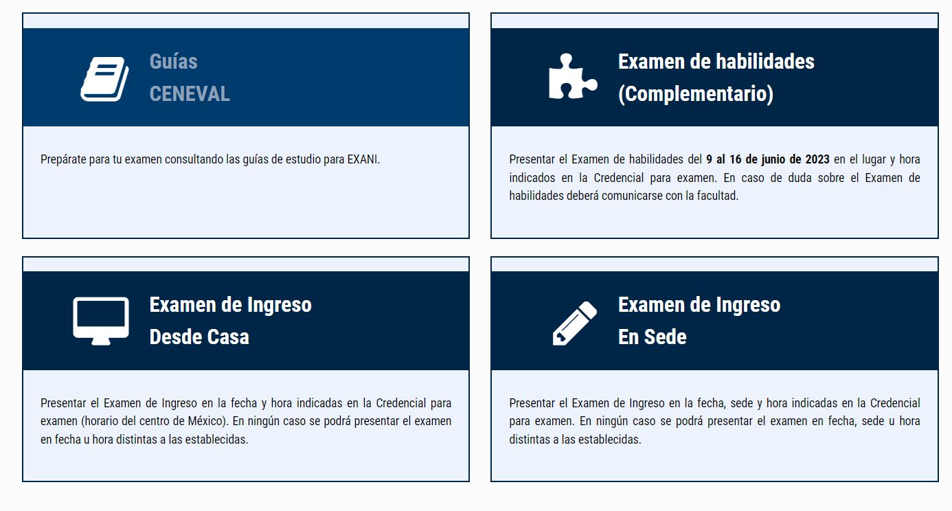 Examen de admisión a la UV 2024